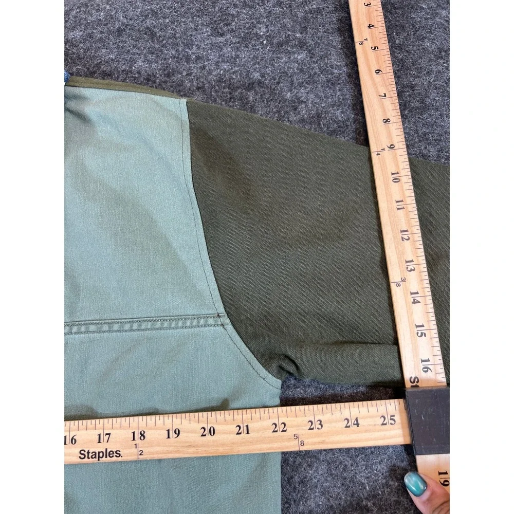 Overlord Noragi Kimono Style Patchwork Jacket Mens Large Green Upcycled Vintage